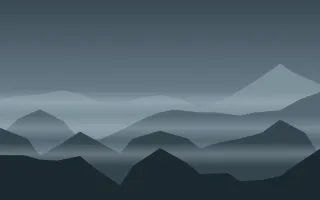 Monsoon Hills II Monsoon Hills II — dark blue mountain background, variation II