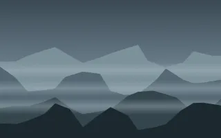 Monsoon Hills III Monsoon Hills III — dark blue mountain background, variation III