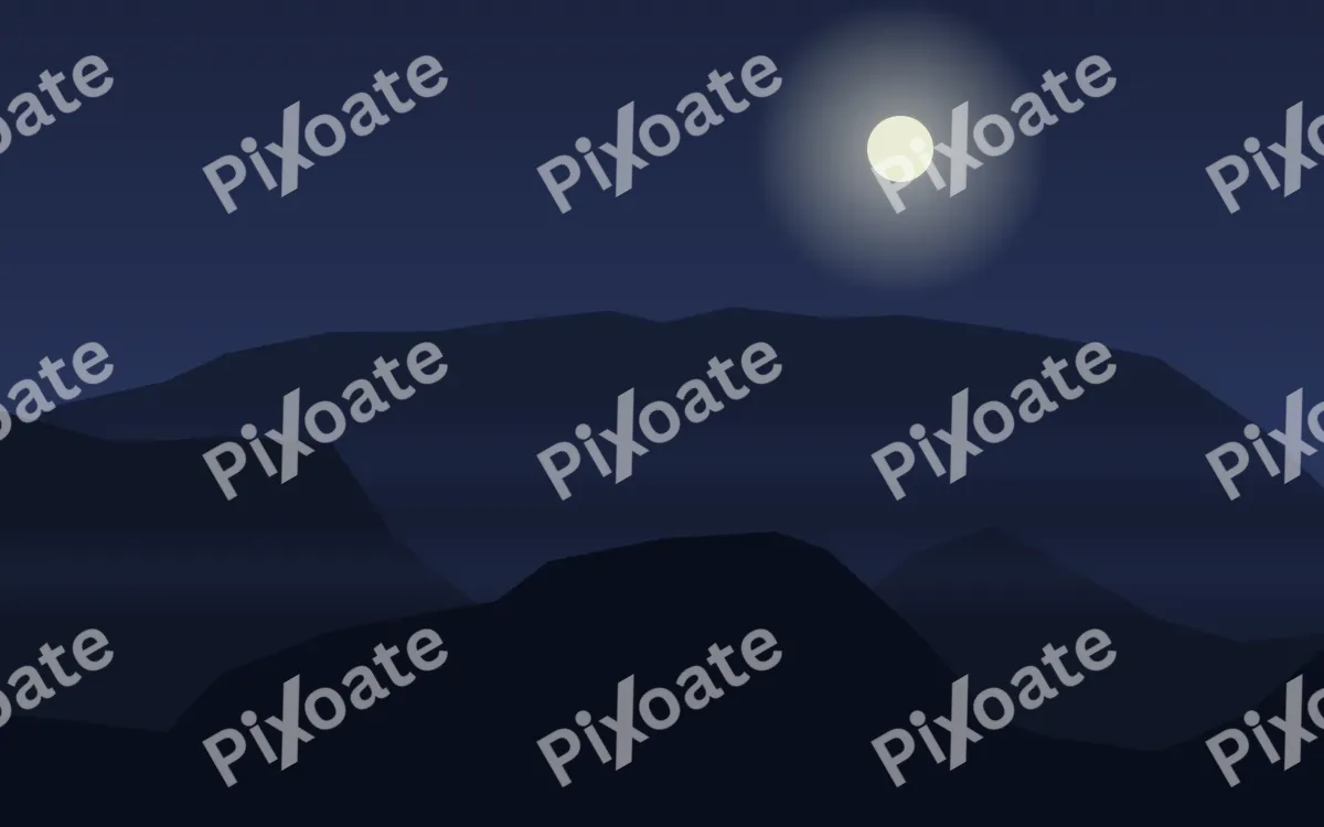 Night Watch Peaks — dark blue and black mountain background