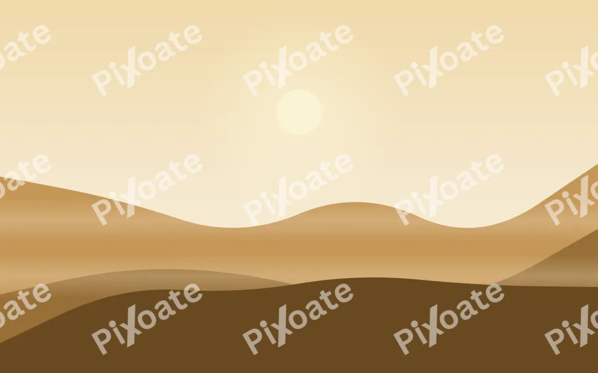 Ochre Steppe — colourful beige, orange and brown mountain background