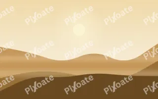 Ochre Steppe — colourful beige, orange and brown mountain background