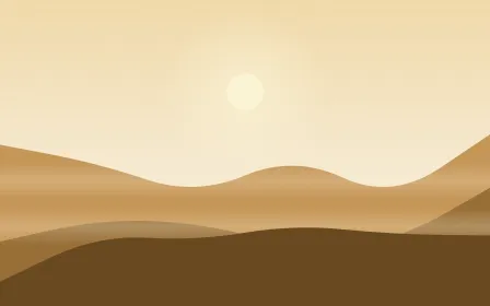 Ochre Steppe — colourful beige, orange and brown mountain background