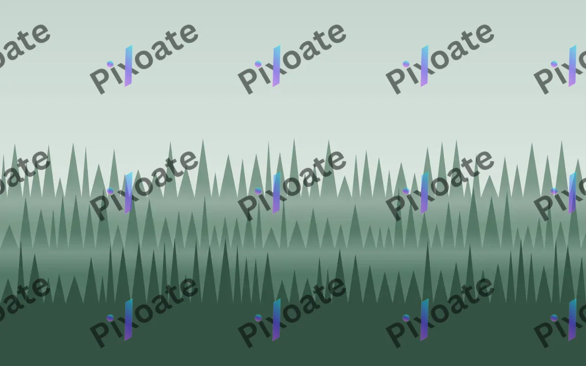 Pine Mist Hills — light green mountain background