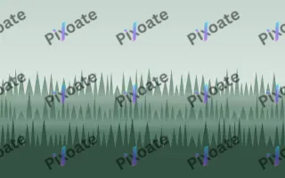 Pine Mist Hills III — light green mountain background, variation III