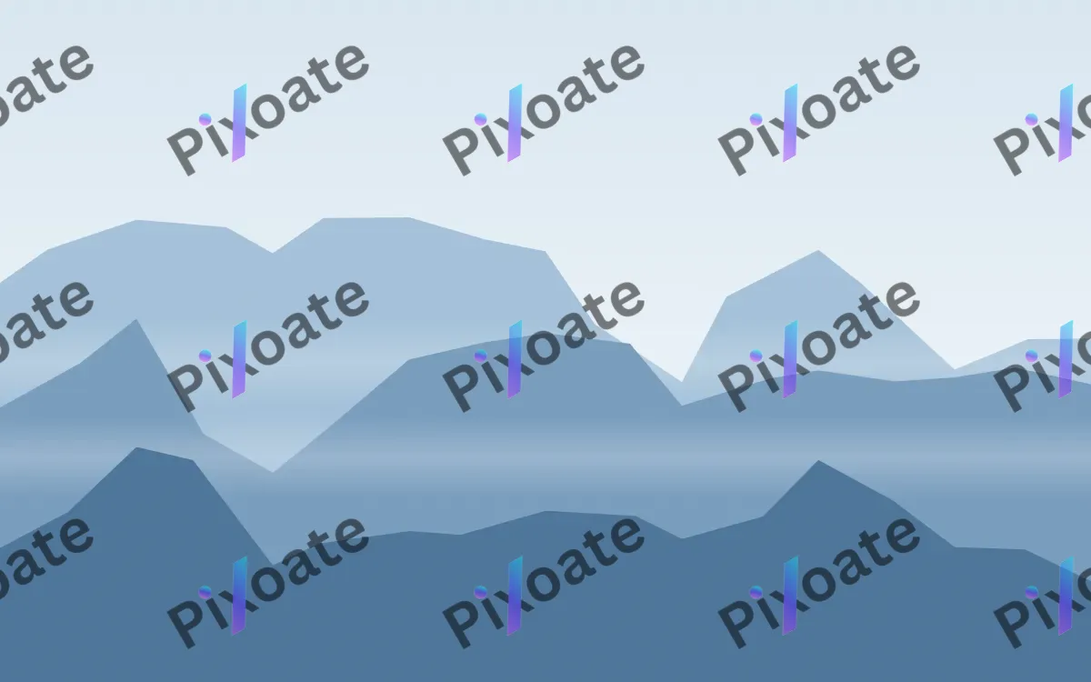 Polar Range — light blue mountain background