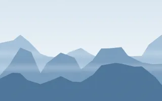 Polar Range II — light blue mountain background, variation II