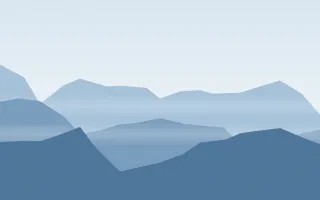 Polar Range III — light blue mountain background, variation III