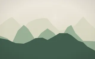 Alpine Morning III — light beige and green mountain background, variation III