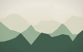 Alpine Morning X — light beige and green mountain background, variation X
