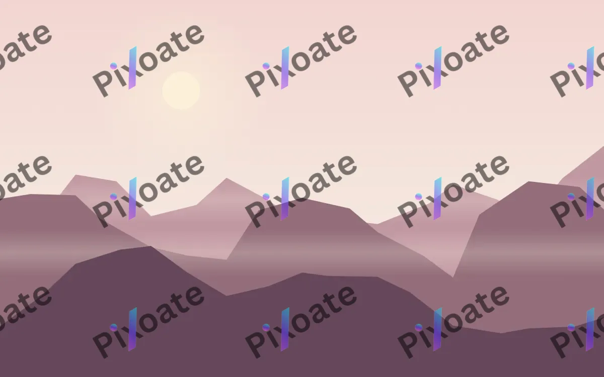 Rose Alps — light red and pink mountain background