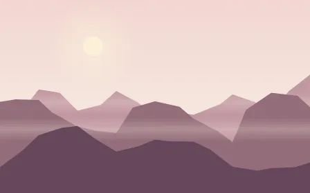 Rose Alps — light red and pink mountain background