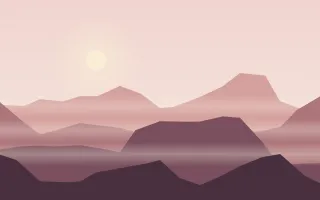 Rose Peaks III Rose Peaks III — light red and pink mountain background, variation III