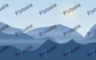 Skyline Blue Peaks III — light blue mountain background, variation III
