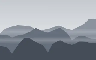Smoke Summits — light grey and blue mountain background
