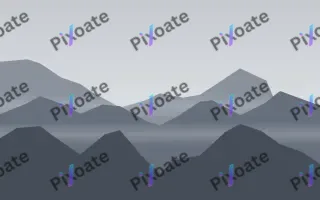 Smoke Summits III — light grey and blue mountain background, variation III
