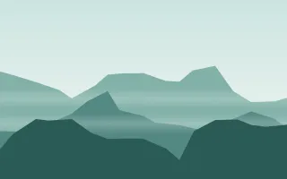 Teal Highlands — light teal mountain background