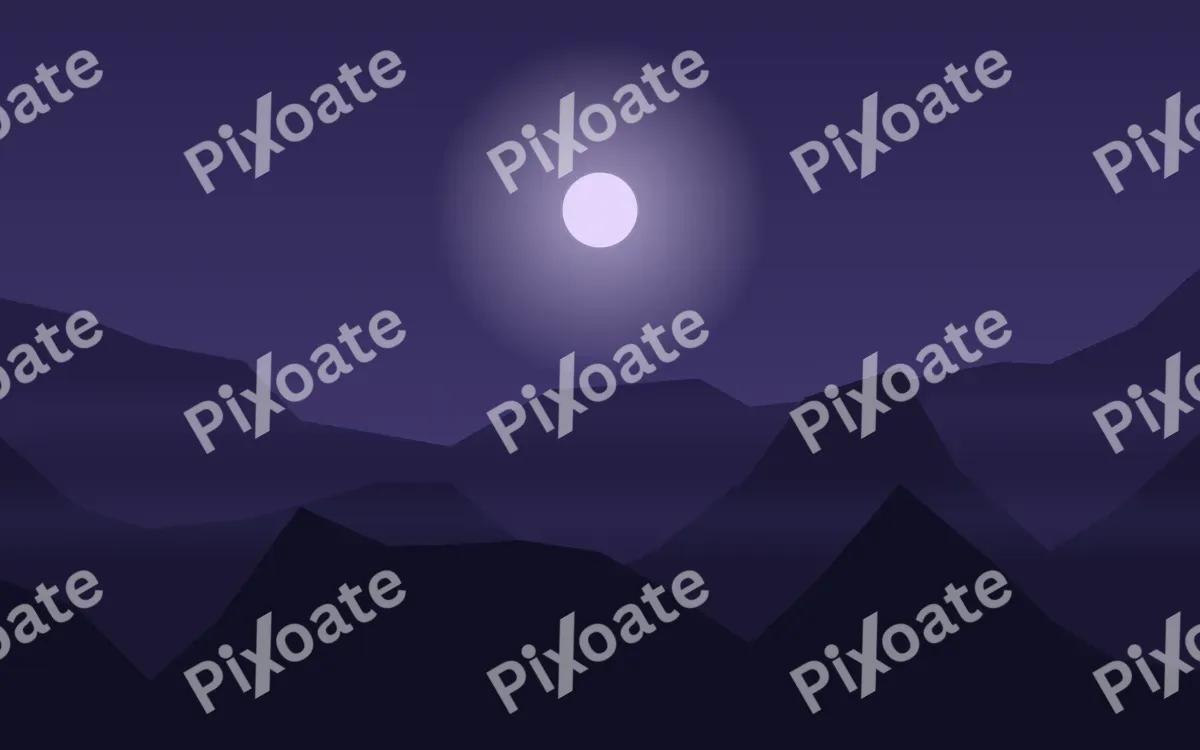 Violet Heights — dark blue and black mountain background