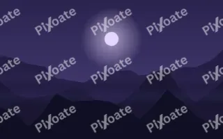 Violet Heights — dark blue and black mountain background