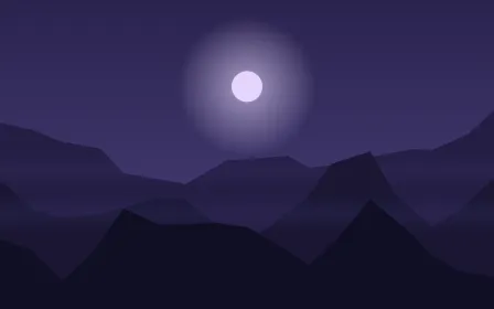 Violet Heights — dark blue and black mountain background