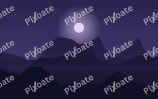Violet Heights II — dark blue and black mountain background, variation II