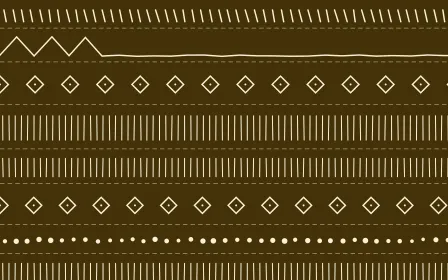 Accra Gold Mudcloth — dark brown and beige mudcloth background