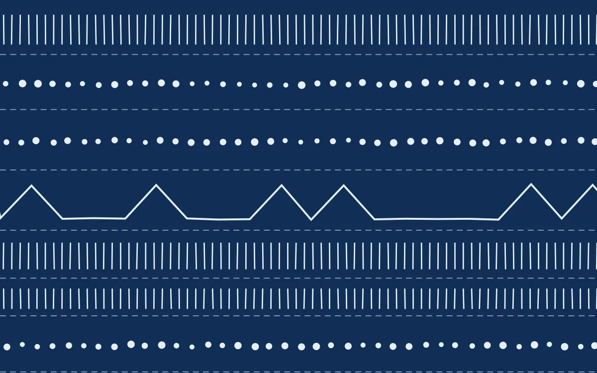 Aegean Noon Mudcloth — dark blue and white mudcloth background