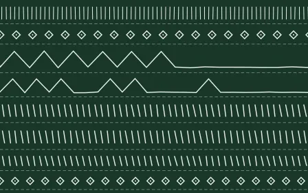 Alhambra Jade Mudcloth — dark green and white mudcloth background