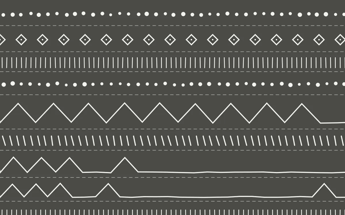 Alpine Chalk Mudcloth — dark grey and white mudcloth background