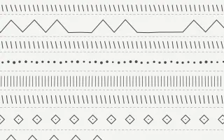 Alpine Chalk Ecru Mudcloth — light white and grey mudcloth background