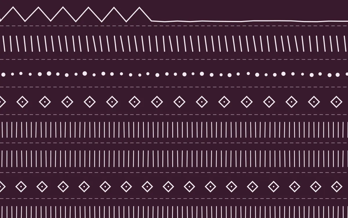 Andes Berry Mudcloth — dark pink and white mudcloth background