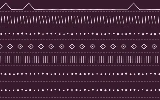 Andes Berry Mudcloth — dark pink and white mudcloth background