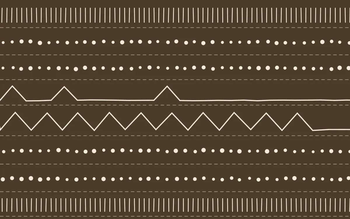 Atlas Sand Mudcloth — dark brown and beige mudcloth background