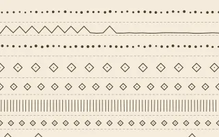 Atlas Sand Ecru Mudcloth — light beige and brown mudcloth background