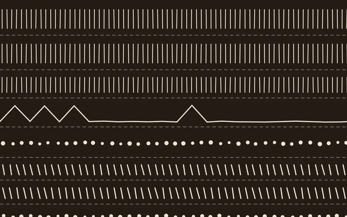 Bamako Earth Mudcloth — dark brown and beige mudcloth background
