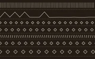 Bamako Earth Mudcloth — dark brown and beige mudcloth background