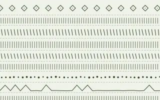 Bamboo Mist Ecru Mudcloth — light white and green mudcloth background