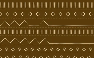 Bangkok Gold Mudcloth — dark brown and beige mudcloth background