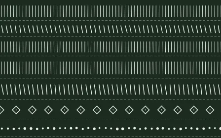 Bavarian Forest Mudcloth — dark green and white mudcloth background