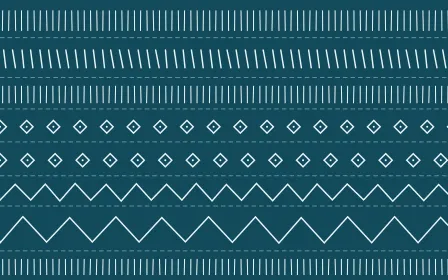 Bondi Surf Mudcloth — dark teal and white mudcloth background