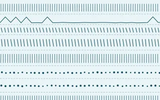 Bondi Surf Ecru Mudcloth — light white and teal mudcloth background