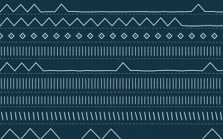 Bosphorus Mudcloth — dark blue and white mudcloth background