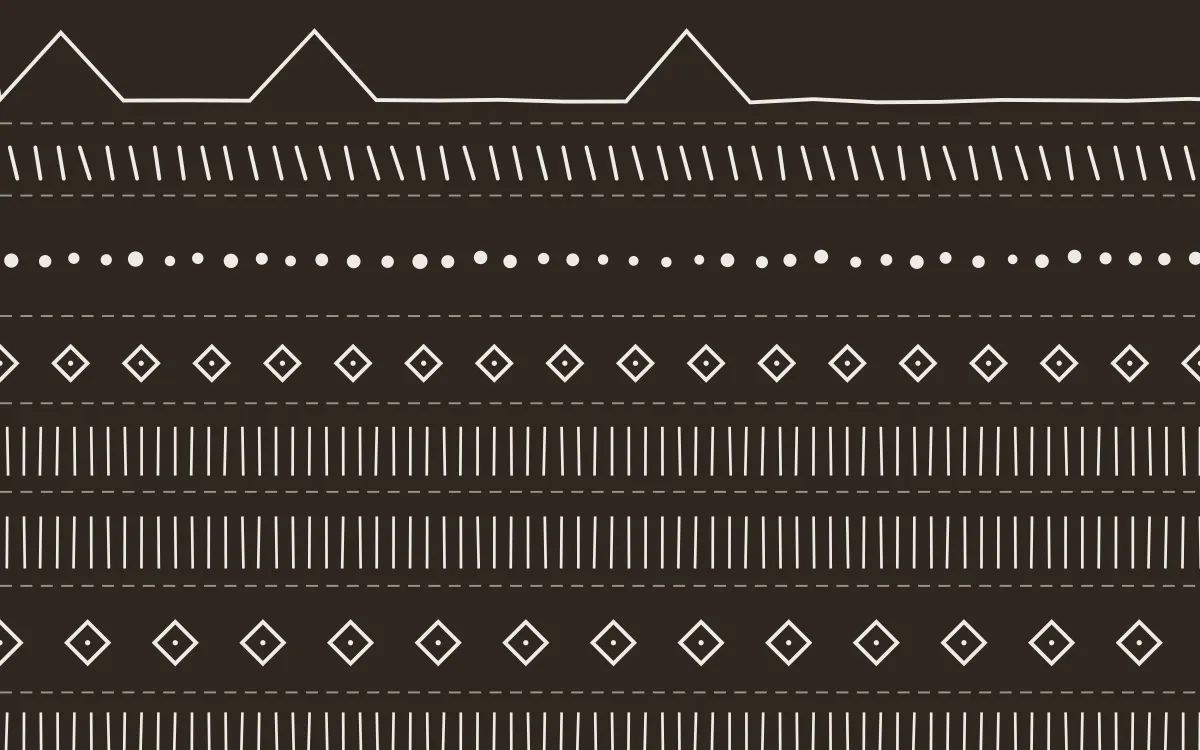 Brooklyn Loft Mudcloth — dark brown and white mudcloth background