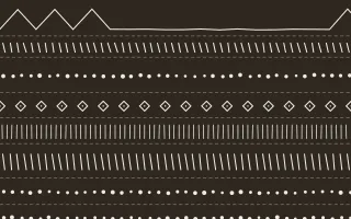 Brooklyn Loft Mudcloth — dark brown and white mudcloth background
