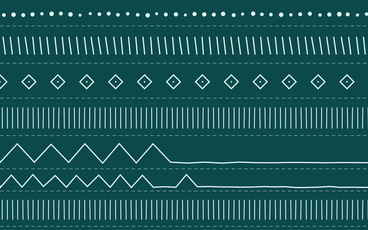 Cancún Surf Mudcloth — dark teal mudcloth background