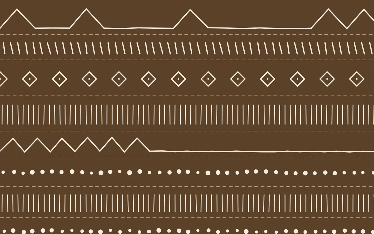 Cappadocia Mudcloth — dark brown and beige mudcloth background