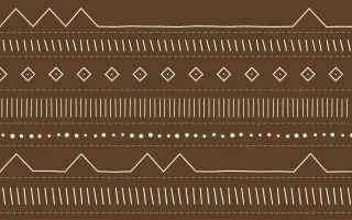 Cappadocia Mudcloth — dark brown and beige mudcloth background