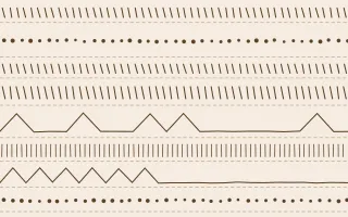 Cappadocia Ecru Mudcloth — light beige and brown mudcloth background