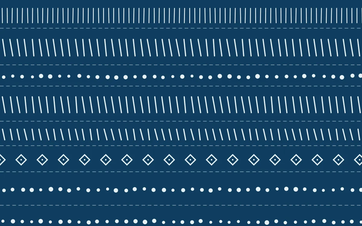 Capri Blue Mudcloth — dark blue and white mudcloth background