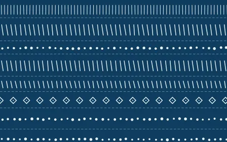 Capri Blue Mudcloth — dark blue and white mudcloth background