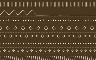Chai Cream Mudcloth — dark brown and beige mudcloth background